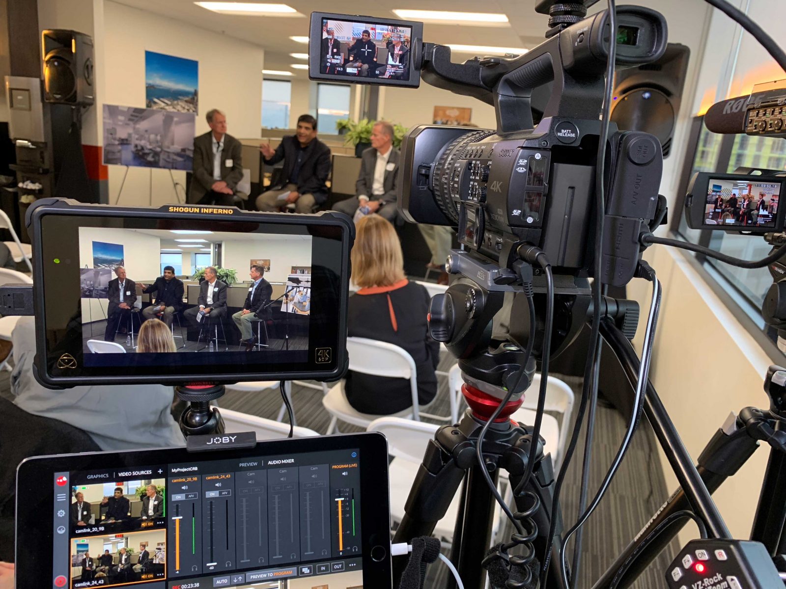 Gravações Externas - Equipe completa para produções em locações